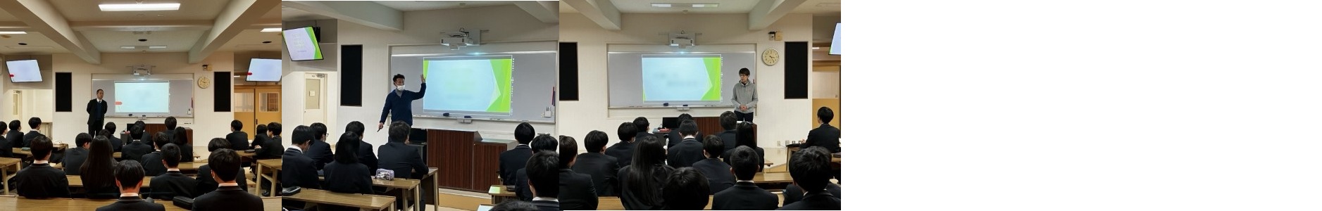 中３「進級手続き説明」実施